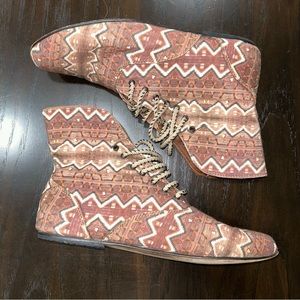 OSBORNE HAND Crafted Oxford lace up booties